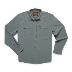 Howler Emerger Tech Longsleeve Shirt Men's in Dark Slate